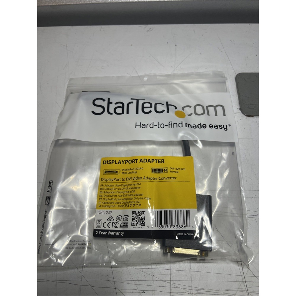 Lot of 22 Brand New Startech DisplayPort to DVI Adapter (DP2DVI2).